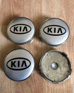 4 x Centre Caps for Kia Alloy Wheels 60mm or 58mm