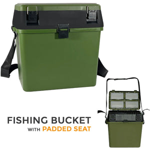 Fishing Tackle Box Seat Bucket Box Camping