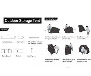 Camping / Bike Tent Bicycle Cover  Waterproof