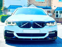 Load image into Gallery viewer, Front Splitter Lip Spoiler Gloss Black For BMW 5 Series G30 G31 M Sport 2017-20 Pre LCI