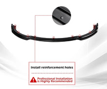 Load image into Gallery viewer, Front Lip Spoiler Splitter Gloss Black For BMW F30 F31 3 Series SE Model 2012-2018