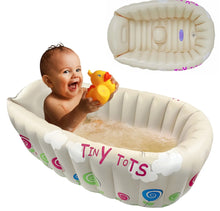 Load image into Gallery viewer, Inflatable Baby Bath with Temperature Sensor