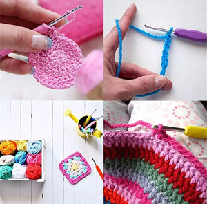 Beginner’s Crochet Kit Ergonomic Set • 109PCS