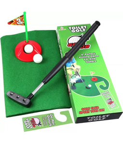 Mini Toilet Golf Fun Gift Game😀