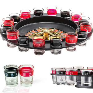 Casino Drinking Game Spin & Shot Drink Roulette Wheel