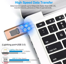 Load image into Gallery viewer, 1TB / 2TB USB Stick Flash Drive Memory Storage For iPhone iPad PC