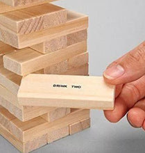 Load image into Gallery viewer, Drunken Jenga Tower Party Drinking Game Building Blocks