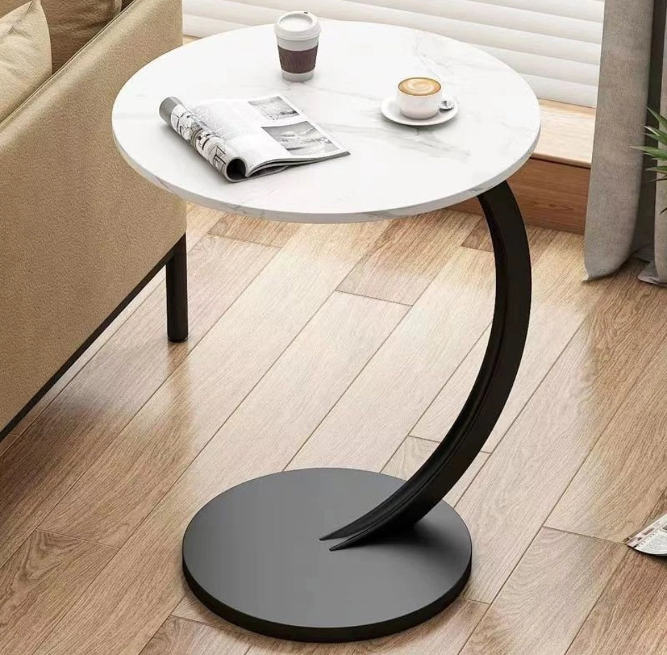 Side Table C Shaped Sofa End Coffee Table