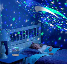 Load image into Gallery viewer, Rotating LED Galaxy Starry Night Light Projector