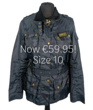 Load image into Gallery viewer, Barbour Rainbow International Womens Jacket Blue Size 10