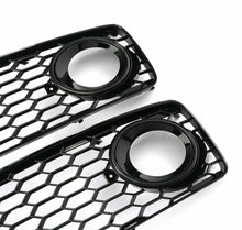 Load image into Gallery viewer, RS5 Style Honeycomb Fog Light Grille Cover For Audi A5 S5 B8 S-Line 2008-2012