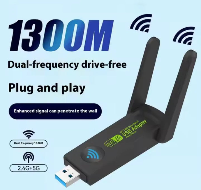 Wireless WiFi Network Adapter 1300Mbps