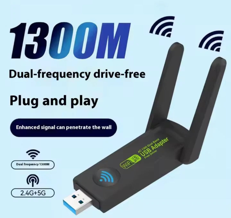 Wireless WiFi Network Adapter 1300Mbps