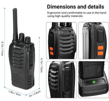 Load image into Gallery viewer, 2 x Radio Walkie Talkies Baofeng BF-88E 400-470MHz 2 Way