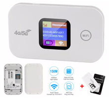 Load image into Gallery viewer, Portable Unlocked 4G LTE Wireless WiFi Router Mobile Broadband LCD Hotspot