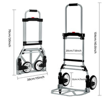 Load image into Gallery viewer, Folding Hand Cart Aluminium Truck Trolley