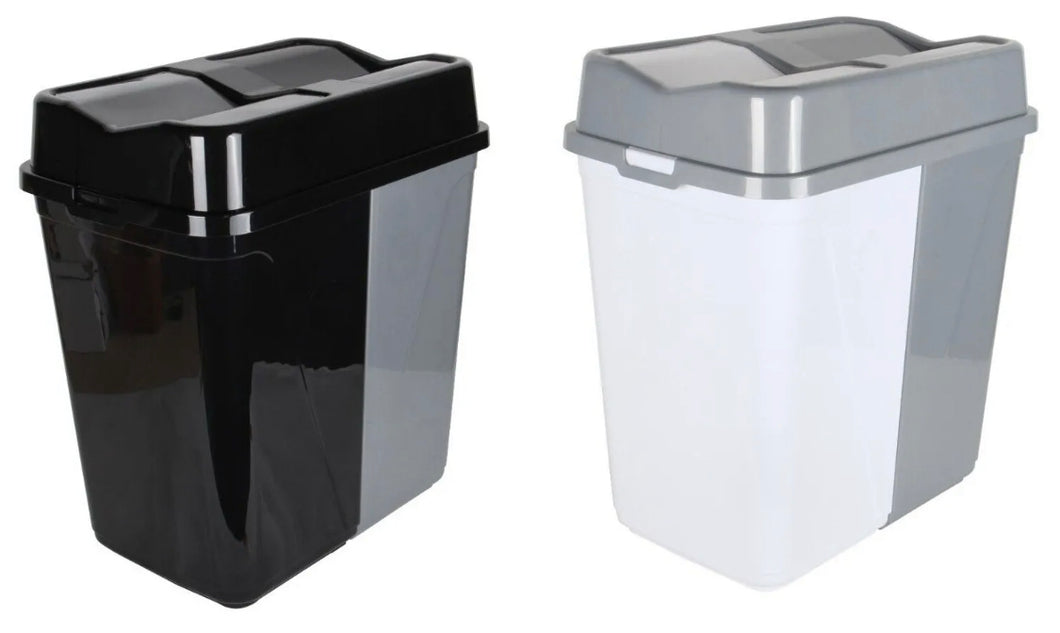 100L Large Double Dual  Bin. Waste Separation Recycling Bin 2 x 50 L).