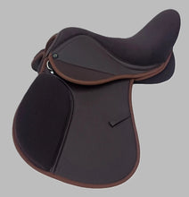 Load image into Gallery viewer, Synthetic Leather Halflinger Horse Suede Saddle All Purpose