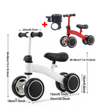 Load image into Gallery viewer, Baby Balance Bike for 1-2 Year Old Kids Toddler Trike Ride On Toy