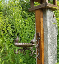 Load image into Gallery viewer, Cast Iron Bird Feeder Water Bath