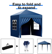 Load image into Gallery viewer, 2x2m Metre Pop Up Marquee Gazebo with 4 Side Panels Waterproof