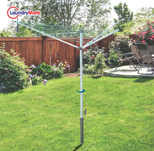 Load image into Gallery viewer, 60 Metre Rotary Airer 4 Arm Clothes Garden Washing Line