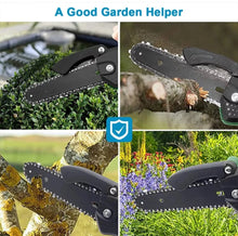 Load image into Gallery viewer, 8 inch Cordless Mini Chainsaw 8” with 2 Batteries