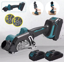 Load image into Gallery viewer, 2-in-1 21V Cordless 3” Angle Grinder &amp; Circular Saw with 2 Batteries