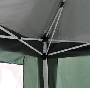 2x2 Metre Pop Up Marquee Gazebo with 4 Side Panels Waterproof