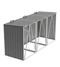 Load image into Gallery viewer, Metal Wheelie Bin Shelter Shed Storage Cover for 1, 2, 3 or 4 Bins