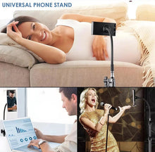 Load image into Gallery viewer, Phone Tripod Stand with Gooseneck 170cm
