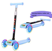 Load image into Gallery viewer, Kids Scooter Kick Push Flashing Led Light Up Wheels Tilt Steer