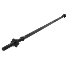 Load image into Gallery viewer, Black 6ft Spinlock Weight Bar with Collars for Standard 1&quot; Plates Gym Barbell