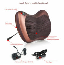 Load image into Gallery viewer, Shiatsu Shoulder Neck and Back Massager Pillow with Heat Kneading