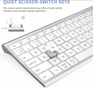 Bluetooth Keyboard Mac Version for Macbook iMac iPad Tablet iOS