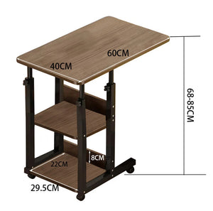 Height Adjustable Overbed Table Over Bed Computer Desk