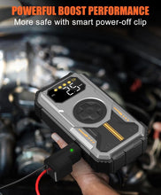 Load image into Gallery viewer, 2in1 Portable Car Battery Jump Starter With Tyre Inflator