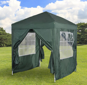 2x2 Metre Pop Up Marquee Gazebo with 4 Side Panels Waterproof