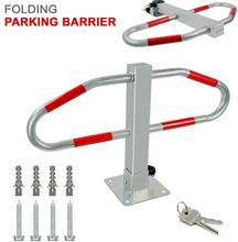 Load image into Gallery viewer, Folding Locking Parking Bollard Post Barrier Driveway Security