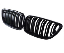 Load image into Gallery viewer, 2 x Black Gloss Kidney Grills Grilles For BMW 2 Series Coupe F22 F23 2014-2018