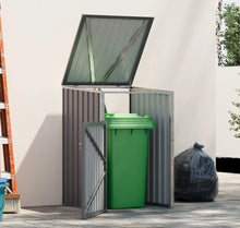 Load image into Gallery viewer, Metal Wheelie Bin Shelter Shed Storage for 1, 2, 3 or 4 Bins