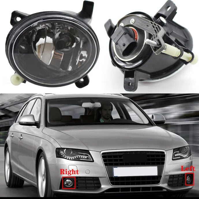 Pair Left Right Bumper Fog Lights Lamps For Audi A4 A6 Q5 8T0941699B 8T0941700B
