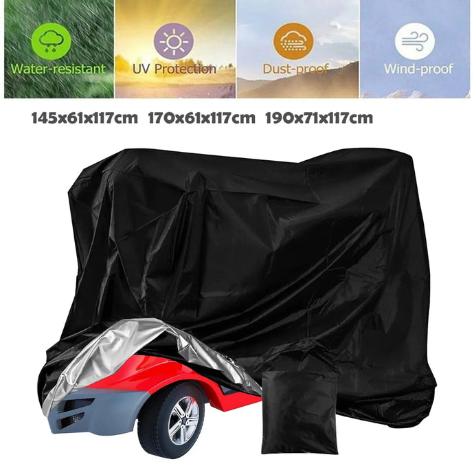 Mobility Scooter Storage Shelter Rain Cover UV Protector Waterproof