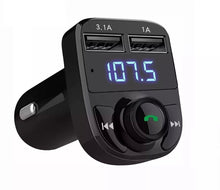 Load image into Gallery viewer, Car Bluetooth FM Transmitter MP3 USB Charger Adapter