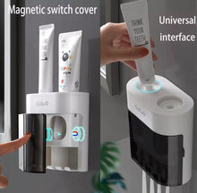 Load image into Gallery viewer, Automatic Toothpaste Dispenser Covered Toothbrush Holder