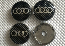 Load image into Gallery viewer, 4 x Centre Caps for Audi Alloy Wheels 60mm