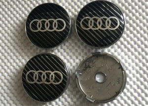 4 x Centre Caps for Audi Alloy Wheels 60mm