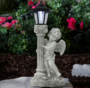 Large Solar Angel LED Light Garden Ornament Statue Figurine 50cm High