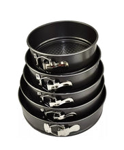 Load image into Gallery viewer, Set of 5 Round Cake Tins Baking Set Non-Stick