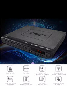 DVD Player Compact Multi Region HDCD CD VCD Music USB With Remote Control